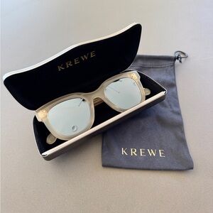 KREWE Jena Blonde Mirrored Sunglasses